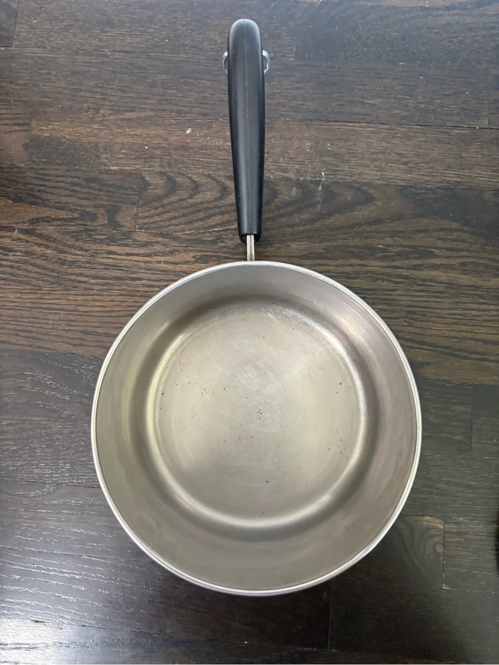 Revere Ware 3 Qt Sauce Pan Pot W/ Lid Pre-1968 Copper Bottom Double Ring
